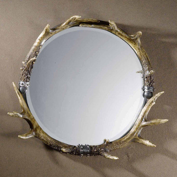 Loon Peak Rustic Wall Mirror & Reviews Wayfair